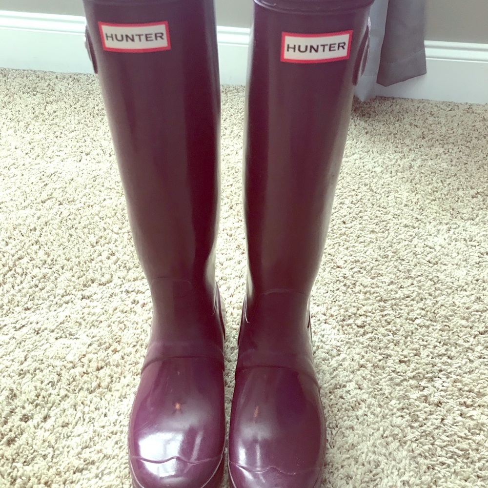 Hunter rain boots